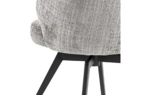 AC Design Esszimmerstuhl Darlene 1 Stück Stahl/Textil, Grau