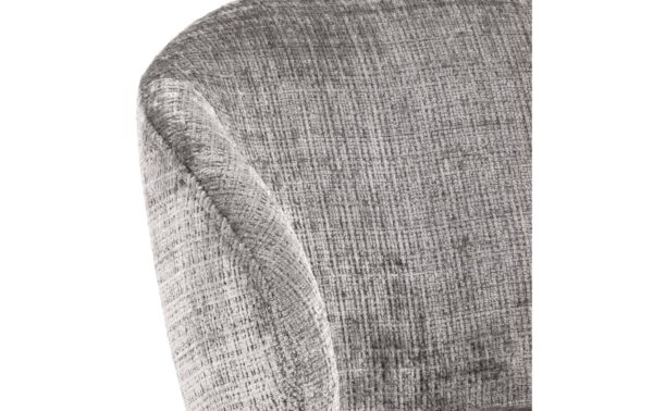 AC Design Esszimmerstuhl Darlene 1 Stück Stahl/Textil, Grau