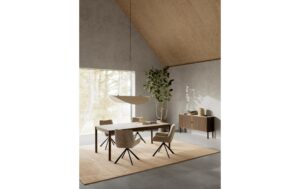 1902537_5 - Mediatech AC Design Esszimmerstuhl Eddie 2 Stück Stahl/Textil, Beige