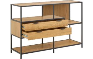 AC Design Regal Seaford Wildeiche Metall/Melamin, (WxDxH): 114x35x78 cm
