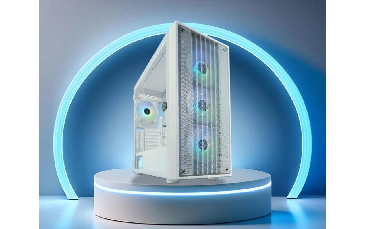 1902897_1 - Mediatech Lc-Power Midi Tower LC-811W-ON 4x 2,5 + 3x 3,5 , Weiss