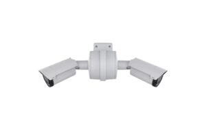 AXIS Dual Camera Halterung TQ1503-E IK10, Outdoor, weiss