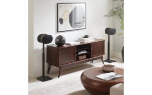 1904489_1 - Mediatech Sanus Ständer für Sonos Era 300, Schwarz, verstellbar