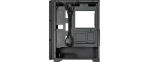 Chieftec ATX Gehäuse AS-02B-OP, black 2 x2.5, 2x 3.5, Lüfter optional
