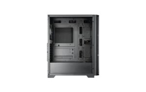 Chieftec ATX Gehäuse AS-02B-OP, black 2 x2.5, 2x 3.5, Lüfter optional