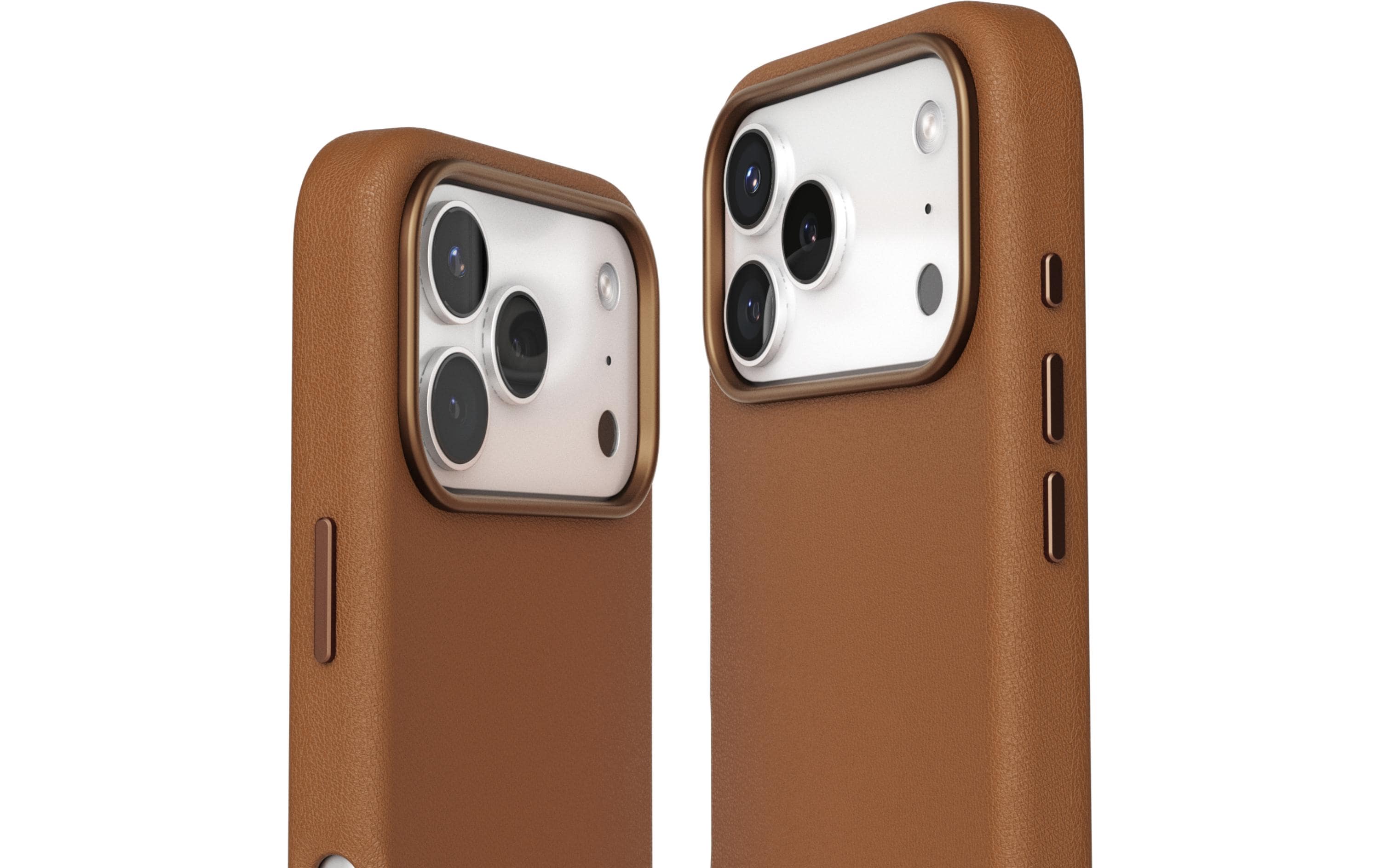 1905197_1 - Mediatech Vonmählen Like Leather Case Brown iPhone 17 Pro