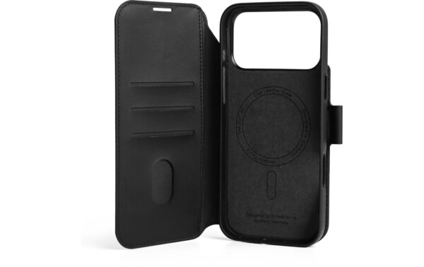 Vonmählen Vegan Leather Folio Black iPhone 17 Pro