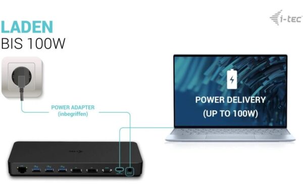 1905402_5 - Mediatech i-tec USB-C Triple 4KDisplay DockingStation Gen2 Pro