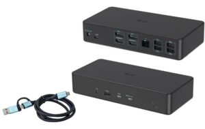 i-tec USB-C Thunderbolt 3.0 Dockingstation Prof. Dual 4K Display Dock Gen2, PD 100W