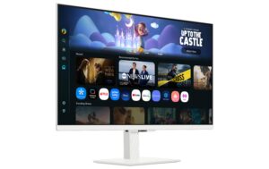 1905516_1 - Mediatech Samsung LS27FM501EUXEN, 27, white 1920 x 1080, SMART, WiFi/BT, Speaker