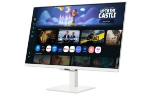 1905516_2 - Mediatech Samsung LS27FM501EUXEN, 27, white 1920 x 1080, SMART, WiFi/BT, Speaker