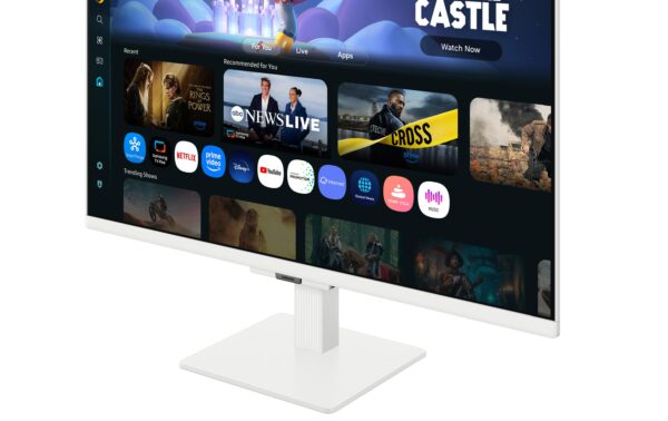 1905516_4 - Mediatech Samsung LS27FM501EUXEN, 27, white 1920 x 1080, SMART, WiFi/BT, Speaker