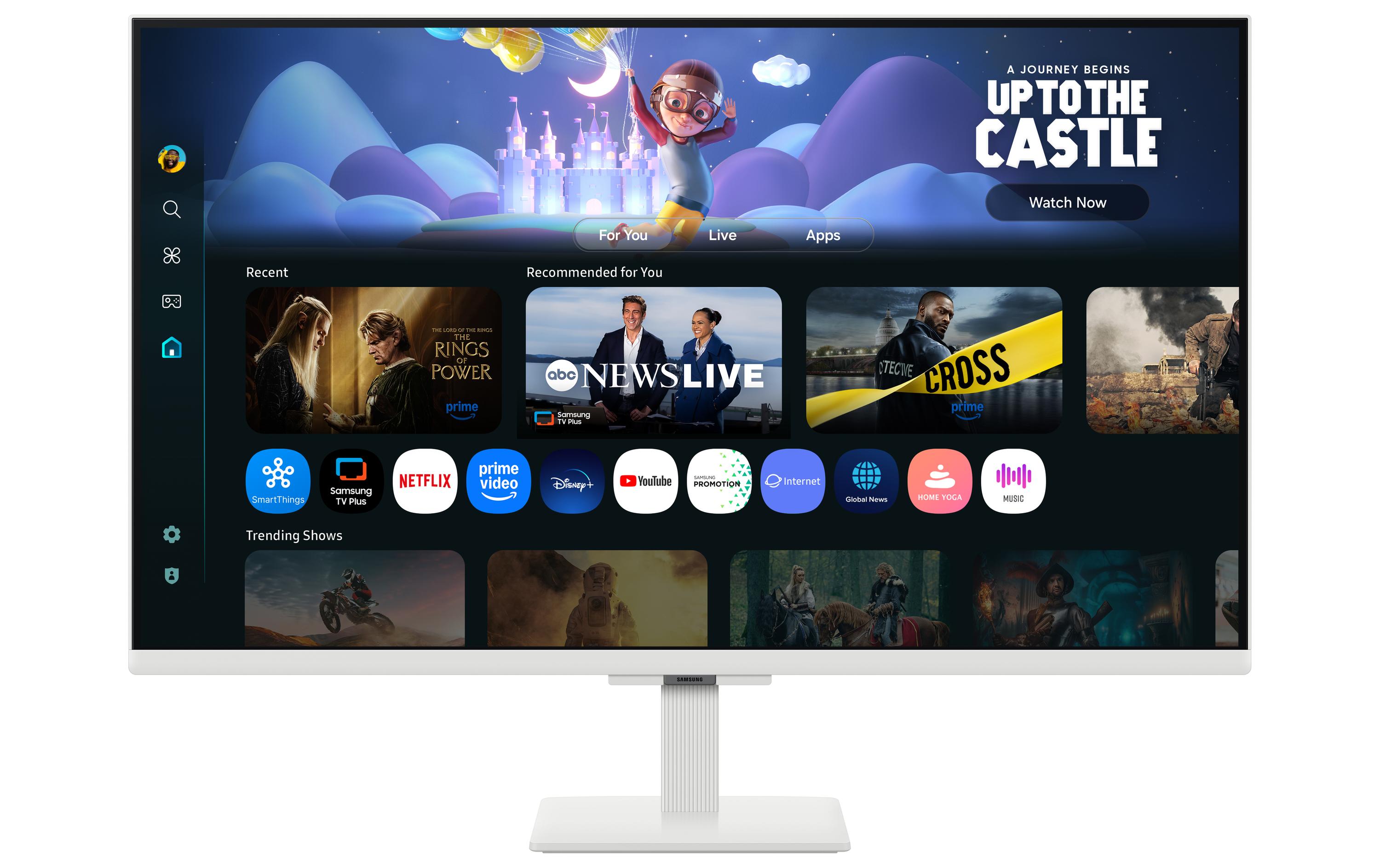 1905518_1 - Mediatech Samsung LS32FM501EUXEN, 32, white 1920 x 1080, SMART, WiFi/BT, Speaker
