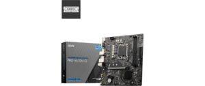 MSI PRO H610M-G, LGA1700, mATX Intel H610, 2x DDR4, PCIe 4.0, HDMI, DP, VGA