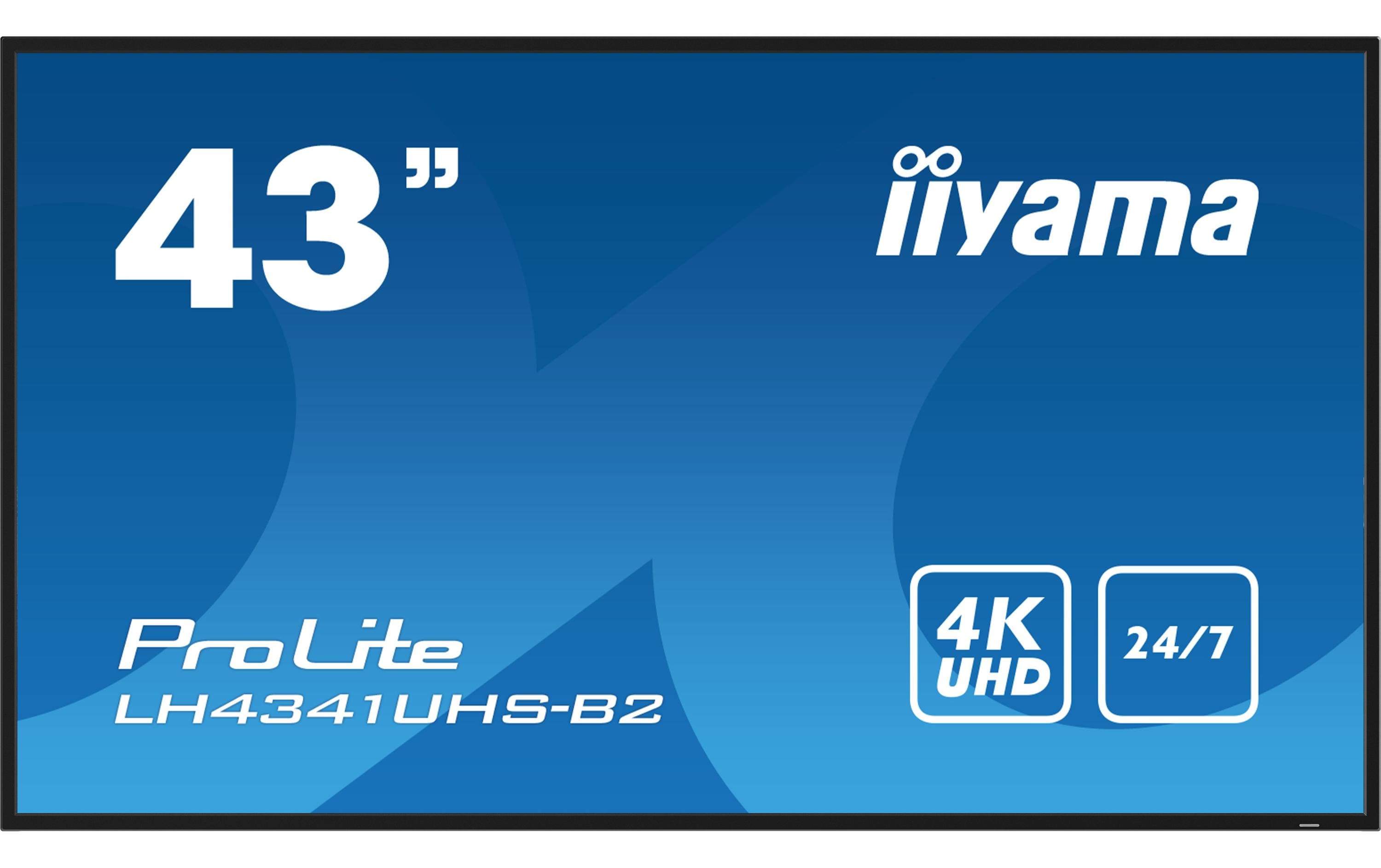 1906749 - Mediatech Iiyama LH4341UHS-B2 43, IPS, UHD, 500cd kaufen Schweiz | Mediatech.ch