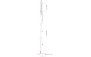 My Wall TV-Lift HP 66-2 37-65, App-Steuerung, Boden & Decke