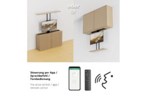 My Wall TV-Lift HP 66-2 37-65, App-Steuerung, Boden & Decke