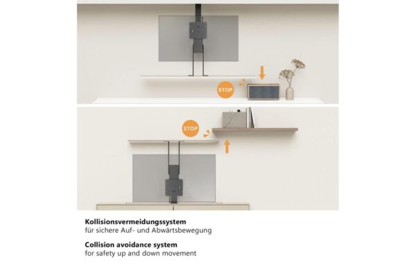 My Wall TV-Lift HP 66-2 37-65, App-Steuerung, Boden & Decke