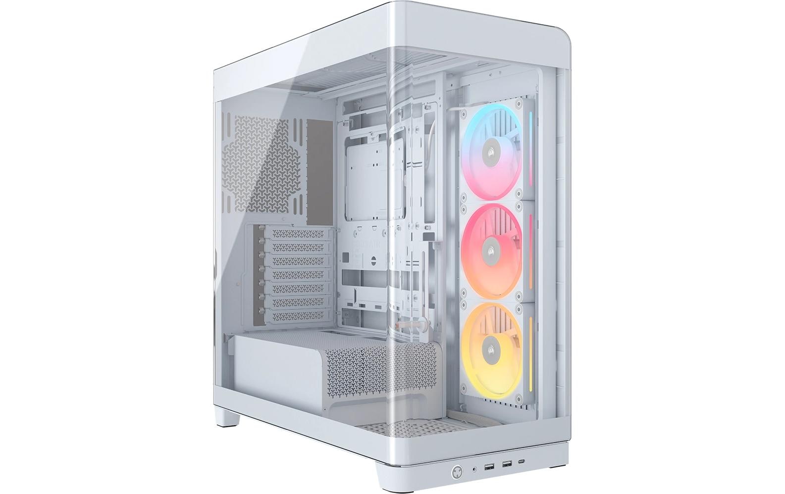 1909250 - Mediatech Corsair Midi Tower Frame 4500X Midi Weiss 4x 3.5, 2x 2.5, 2x USB-A, 1x USB-C kaufen Schweiz | Mediatech.ch