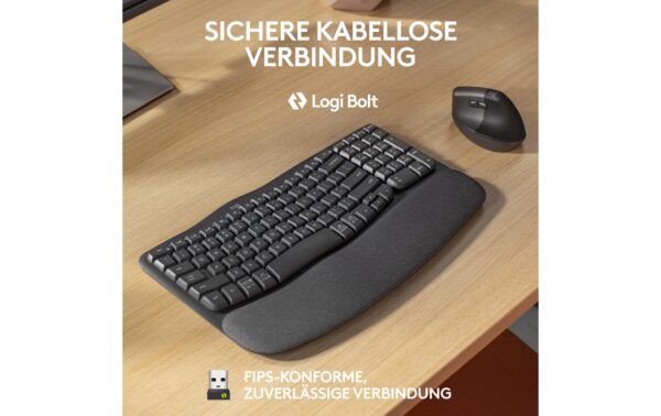 1910021_2 - Mediatech Logitech Wave Keys graphite US-Layout US-Layout