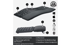 Logitech K860 Ergo US-Layout US-Layout