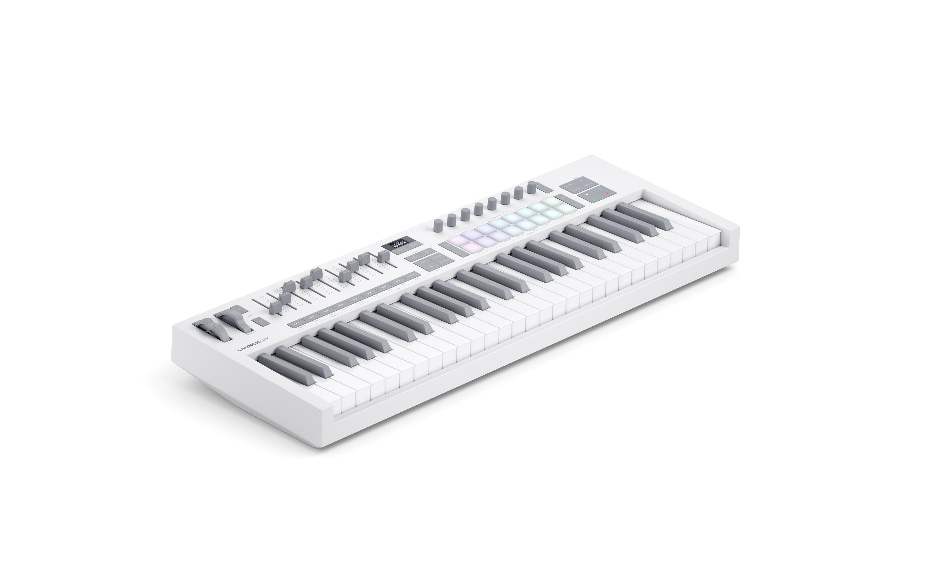 1910664_1 - Mediatech Novation Launchkey 49 White 49-Tasten Keyboard-Controller