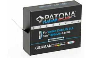 PATONA Akku für PATONA Action Cam Life SL5 für SL5