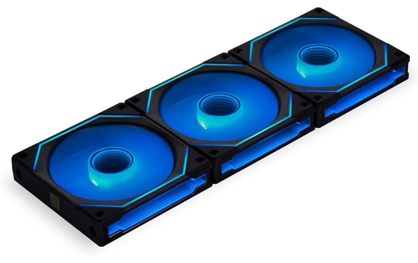 1911859 - Mediatech Gehäuselüfter Lian Li 12RSLIN3B 120x120x25mm, 3er. Schwarz kaufen Schweiz | Mediatech.ch