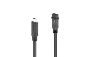 1912582 - Mediatech MicroX4 USB4 Verlängerungskabel C-C, 1.0m 20Gbps, 240W, USB4 Gen2, Passive