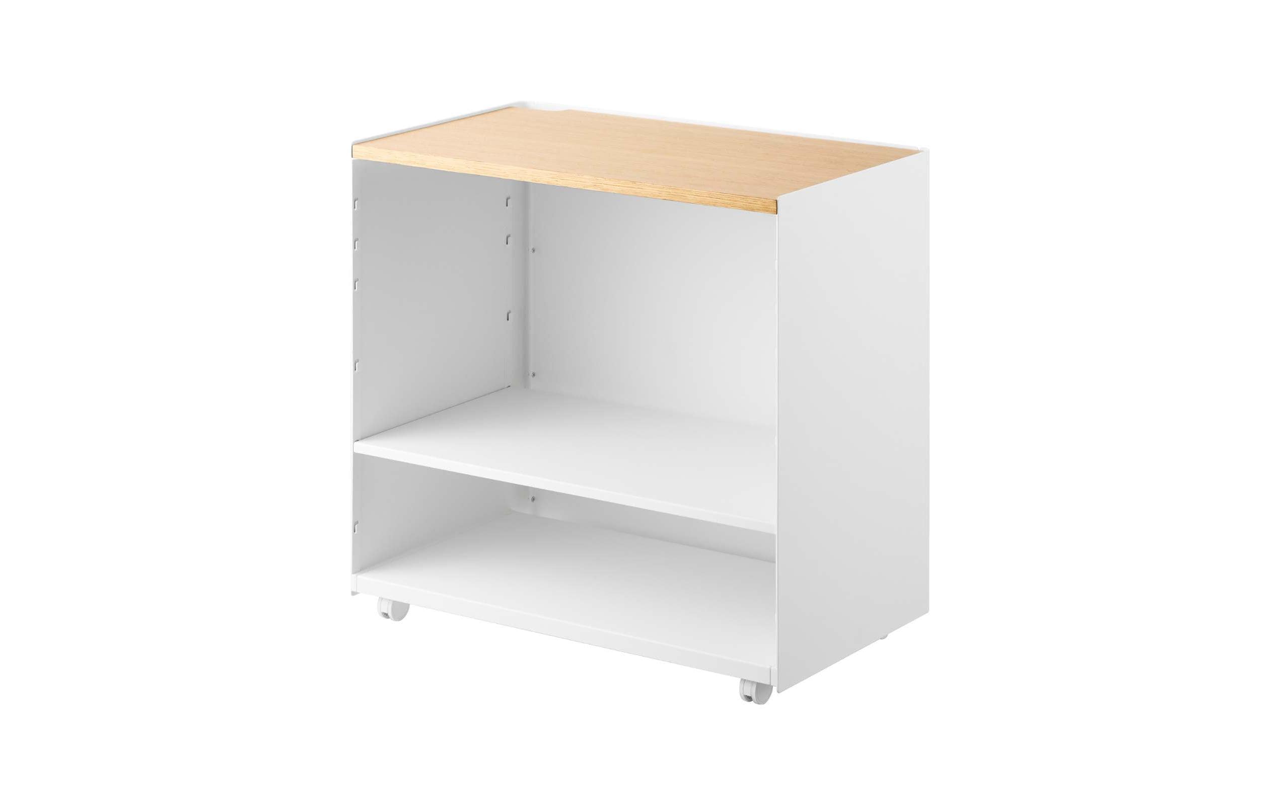 1912767 - Mediatech Yamazaki Aufbewahrungswagen TOWER Stahl/MDF, Weiss kaufen Schweiz | Mediatech.ch