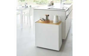 1912767_3 - Mediatech Yamazaki Aufbewahrungswagen TOWER Stahl/MDF, Weiss