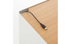 1912767_7 - Mediatech Yamazaki Aufbewahrungswagen TOWER Stahl/MDF, Weiss