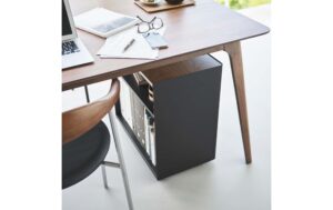 1912768_2 - Mediatech Yamazaki Aufbewahrungswagen TOWER Stahl/MDF, Schwarz