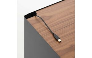 1912768_7 - Mediatech Yamazaki Aufbewahrungswagen TOWER Stahl/MDF, Schwarz