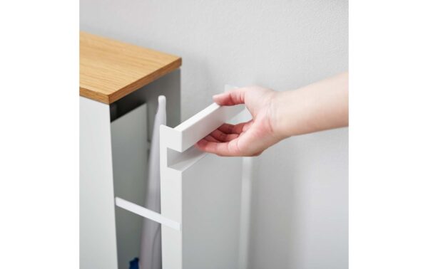 Yamazaki Nischenregal Tower Stahl/MDF, Weiss