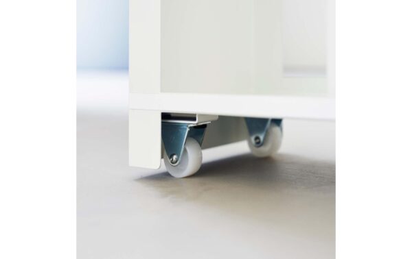 Yamazaki Nischenregal Tower Stahl/MDF, Weiss
