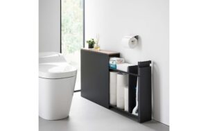 1912770_1 - Mediatech Yamazaki Nischenregal Tower Stahl/MDF, Schwarz