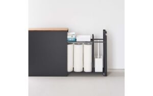1912770_3 - Mediatech Yamazaki Nischenregal Tower Stahl/MDF, Schwarz