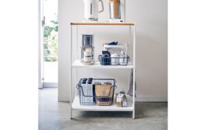 1912776_2 - Mediatech Yamazaki Lagerregal Tower Stahl/MDF, B 60 x T 46.5 x H 90 cm, Weiss