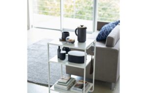 Yamazaki Rollwagen TOWER Stahl, B 38 x T 49 x H 81,5 cm, Weiss
