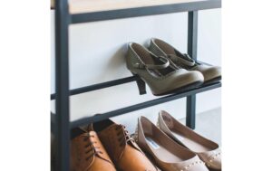 1912798_4 - Mediatech Yamazaki Schuhregal TOWER Stahl/MDF, B 48 x T 19 x H 46 cm, Schwarz