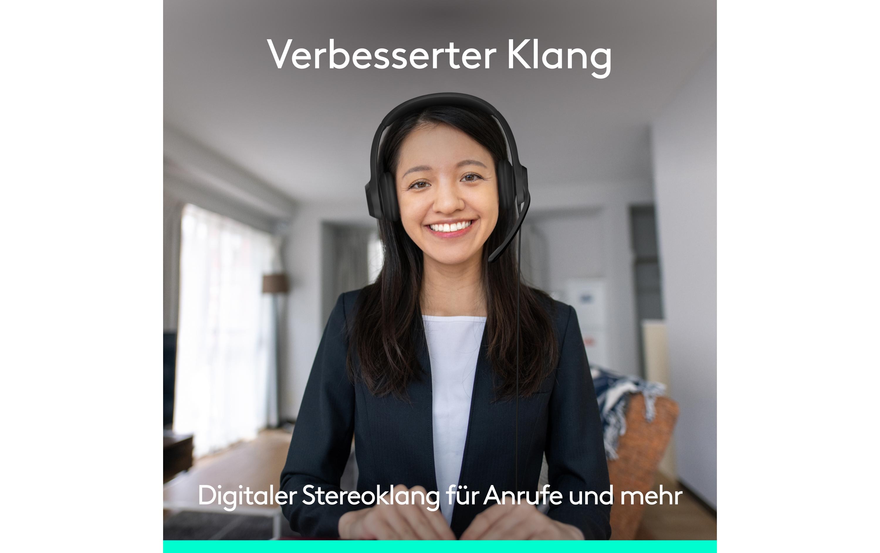 1913515_1 - Mediatech Logitech H390 USB-C Computer Headset Mikrofon, USB-C