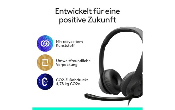 1913515_6 - Mediatech Logitech H390 USB-C Computer Headset Mikrofon, USB-C