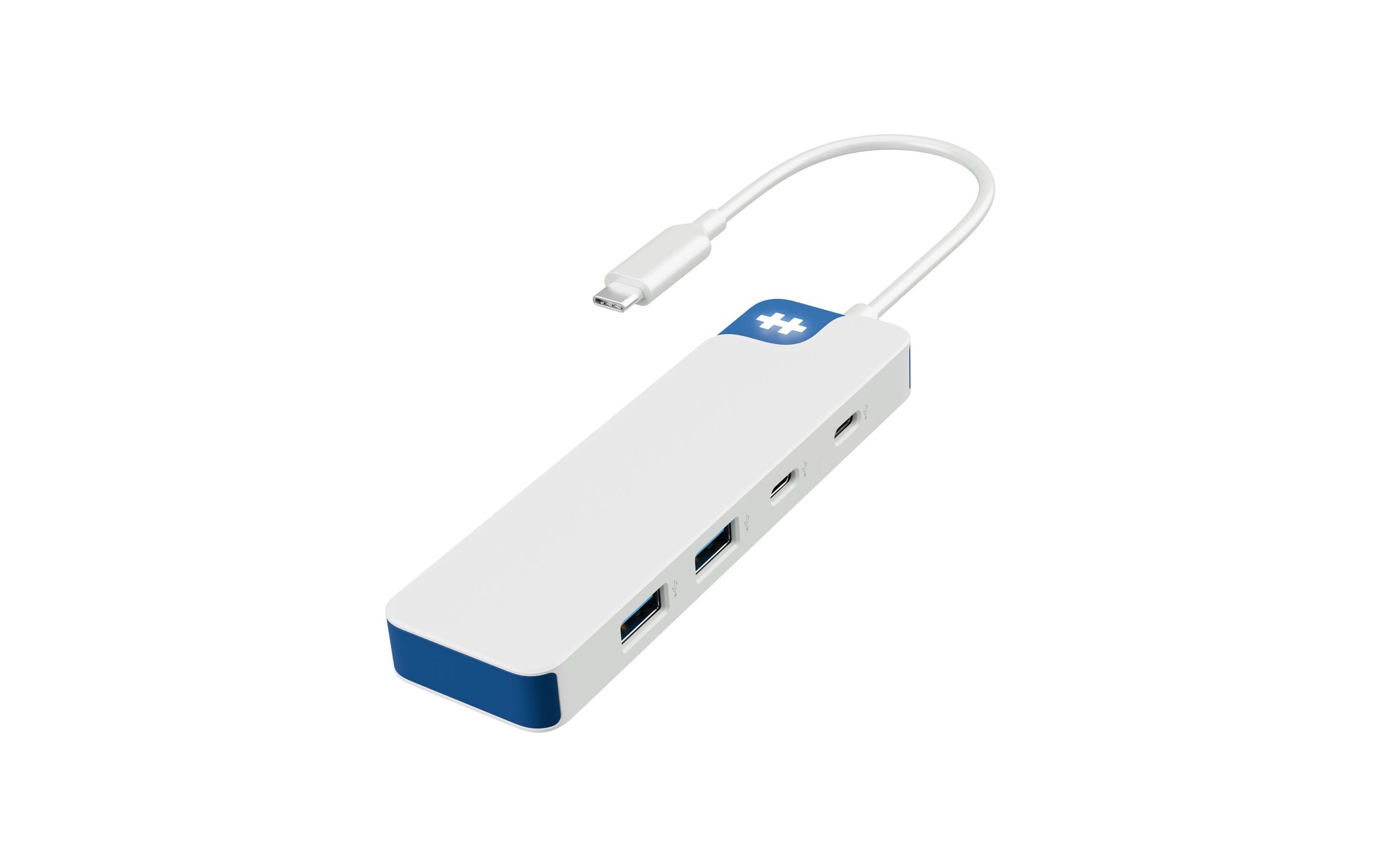 1914143 - Mediatech HyperDrive Flex 4 Port USB-C Combo Hub blau kaufen Schweiz | Mediatech.ch
