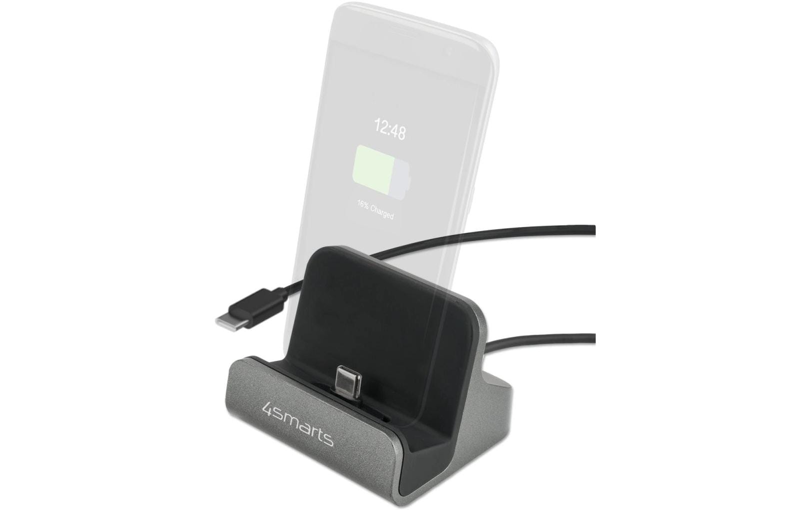 1914832 - Mediatech 4smarts Ladestation VoltDock USB-C 60W, Grau