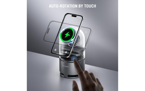 1915726_6 - Mediatech 4smarts 3-in-1 Ladestation ChargeBot Sound Qi2, Spacegrau