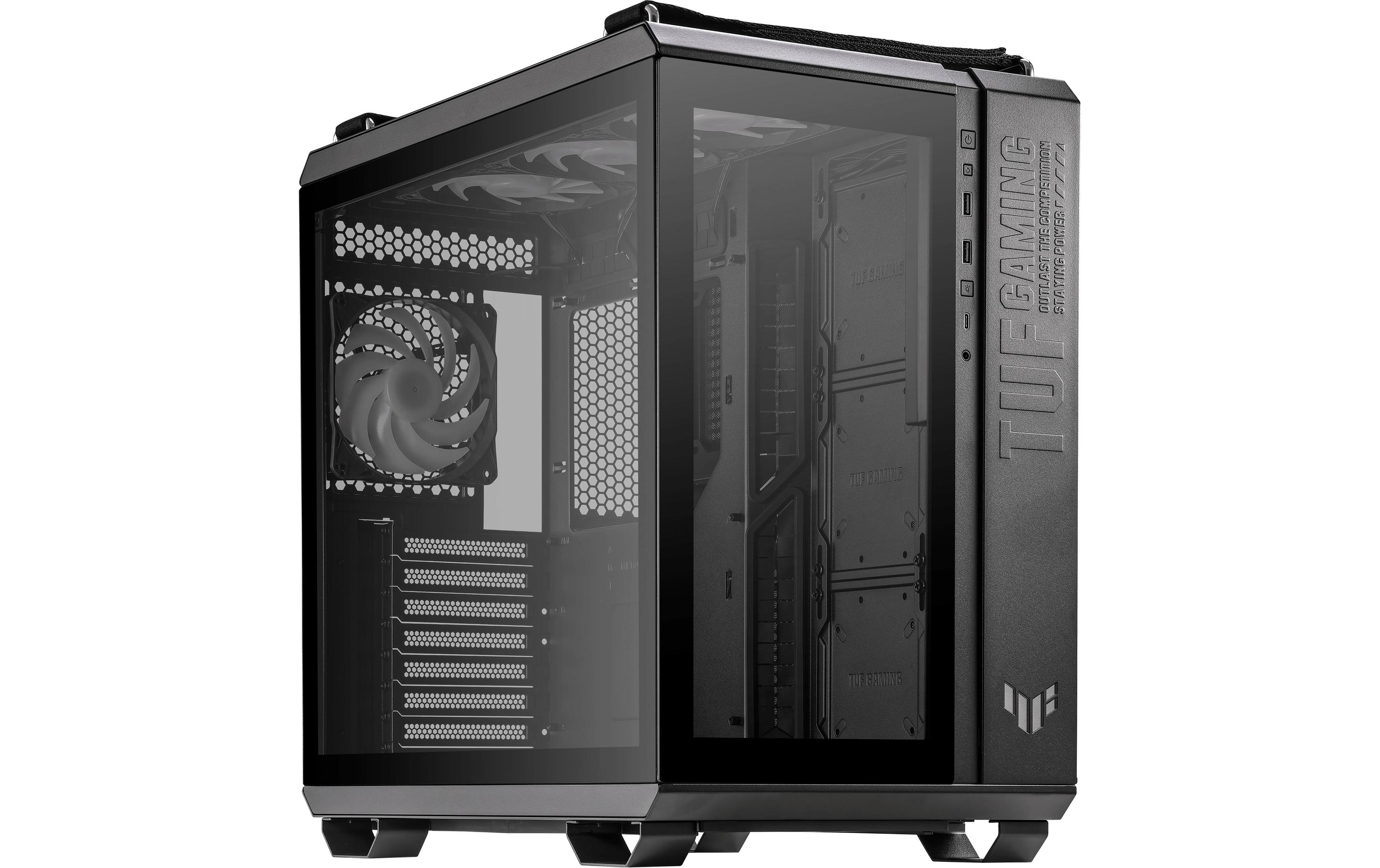 1916043 - Mediatech ASUS TUF GAM GT502 PLUS TG ARGB BLACK M-ITX, mATX, ATX, 4x2,5/3,5