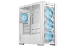 1916044 - Mediatech ASUS TUF GAM GT302 TG ARGB WHITE M-ITX, mATX, ATX, ETAX, 2x2,5/3,5, 2x2.5