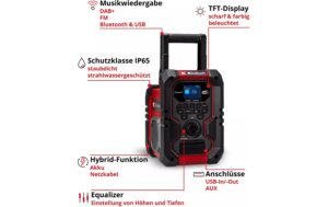 1916225_3 - Mediatech Einhell Akku-Radio TE-CR 18 Li DAB+/FM/BT - Solo