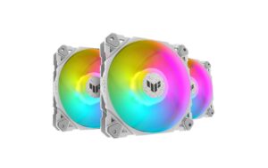 ASUS TUF GAMING TF120 FAN ARGB 3IN1 HUB WHT 120x120x25mm, PWM, 1900rpm, max. 29 dB